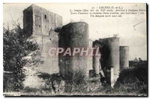 Old Postcard Loches Le Donjon