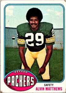 1976 Topps Football Card Alvin Smith Green Bay Packers sk4351