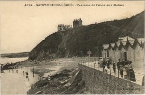 CPA AK St.Brieuc Terrasse de l'Anse aux Moines FRANCE (1139337)