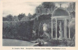 Washington DC Saint Josephs Walk Georgetown Visitation Junior College Albertype