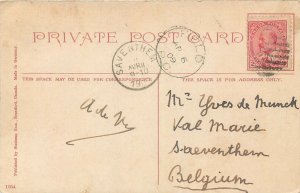 Canada Laggan Lake Agnes scenic postcard