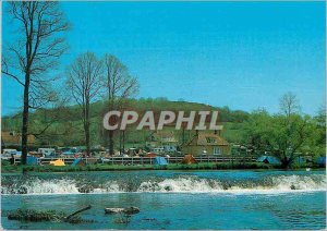 Postcard Modern Clecy (Calvados) La Suisse Normande Camping on the Orne Edges