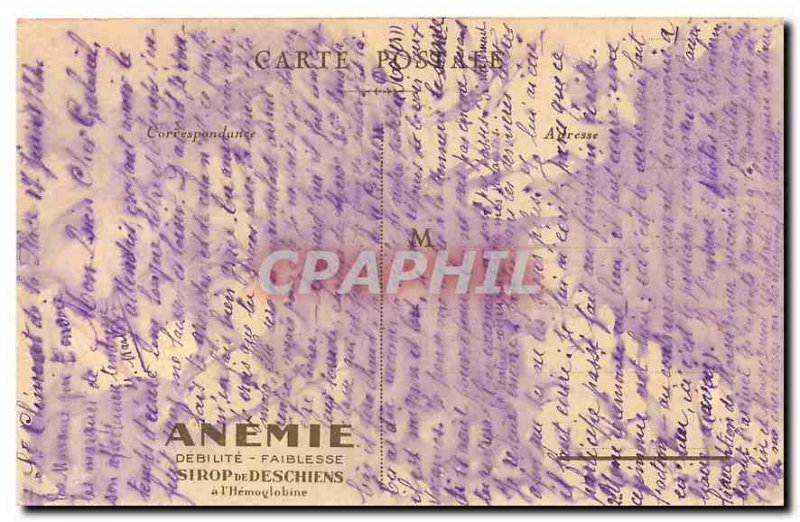 Old Postcard Paris Arc de Triomphe