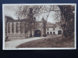 Staffordshire ILAM HALL Youth Hostal nr Ashbourne c1946 Postcard