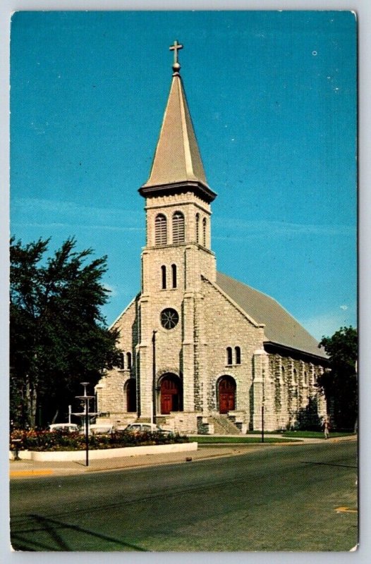 Pro-Cathedral Of The Assumption, North Bay, Ontario, Vintage Chrome Postcard #2