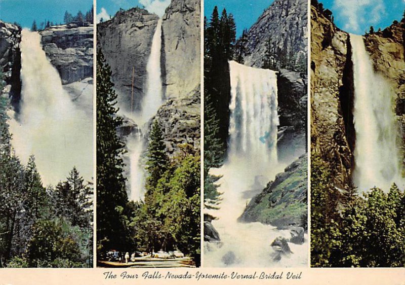 The Four Falls Bridal Veil Yosemite National Park CA