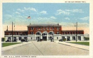 O.S.L. Depot, Pocatello, Idaho, ID, USA Railroad Train Depot Unused 