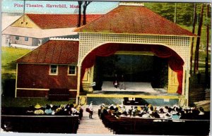 Postcard THEATER SCENE Haverhill Massachusetts MA AN0593