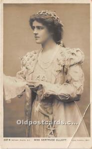 Miss Gertrude Elliott Theater Actor / Actress 1904 