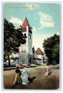 c1910's M.E Church Waukesha Wisconsin WI Unposted Antique Postcard