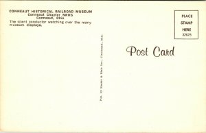 Conneaut Railroad Museum Chapter NRHS Ohio OH Postcard VTG UNP Vintage Unused 