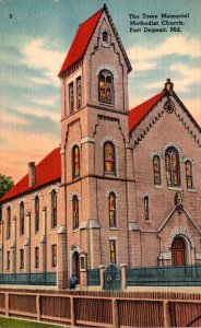 Maryland Port Deposit The Tome Memorial Methodist Church