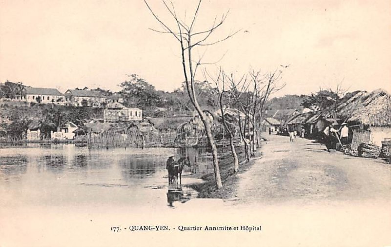 Quartier Annamite et Hopital Quang Yen Vietnam, Viet Nam Unused 