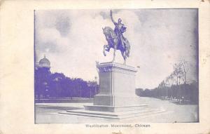 Chicago Illinois c1910 Postcard Washington Monument