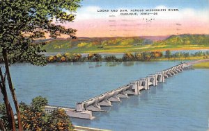 Locks and Dam Mississippi River Dubuque, Iowa