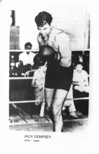 Lot 86 box sport real photo jack dempsey