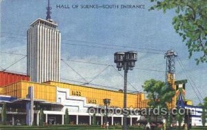 Hall of Science 1933 Chicago, Illinois USA Worlds Fair Exposition Unused 