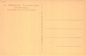 C023 France, Versailles Park of Small Trianon the French Pavilion postcard
