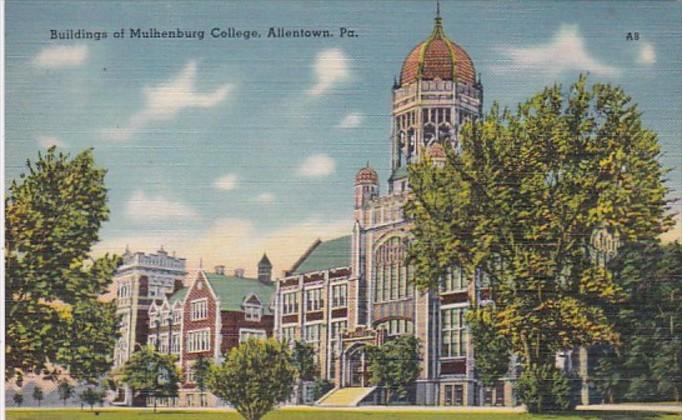 Pennsylvania Allentown Buildings At Muhlenburg College