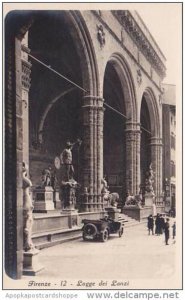 Italy Firenze Loggia dei Lanzi Real Photo