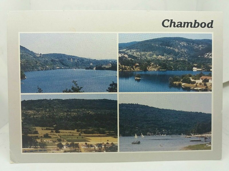 Vintage Postcard Multiview Chambod Poncin Ain France