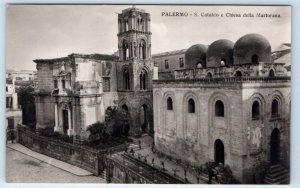 RPPC PALERMO S. Cataldo and Martorana Church ITALY Postcard