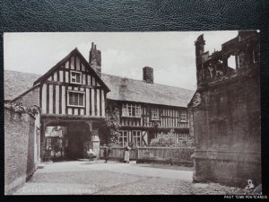 c1910 - RPPC Tucks - The Vicarage, Evesham - showing boy with perambulator