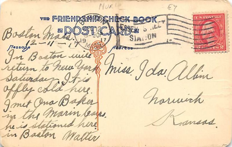 His Overseas Mother Occupation, Nurse 1917 