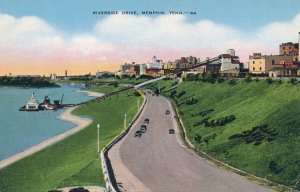 Memphis TN, Tennessee - Riverside Drive - Linen