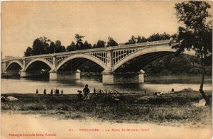 CPA TOULOUSE Le Pont St-MICHEL Garonne (982377)