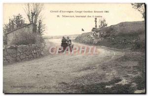 Postcard Old Automobile Gordon Bennett 1905 Michelin Circuit Nebo turn of the...