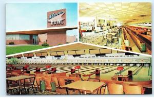 *Meves Bowl Grand Island Nebraska Neb Bowling Alley Center Vintage Postcard B98