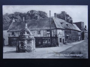 Norfolk WALSINGHAM The Old Pump & Village Shop - Old RP Postcard by Banson's