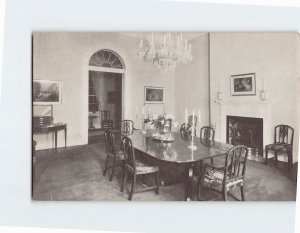 Postcard State Dining Room, Lee Mansion, Arlington National Cemetery, Virginia