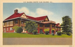 Columbia South Carolina 1940s Postcard Columbia Country Club