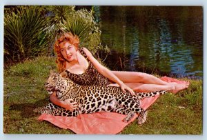 Peggy Singer 2 Year Old Indian Leopard At Ross Allens Reptile Institute Postcard