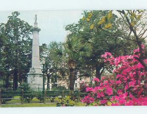 Unused Pre-1980 MONUMENT SCENE Savannah Georgia GA F1700