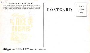 Kellogg's Rice Krispies Advertising Unused 