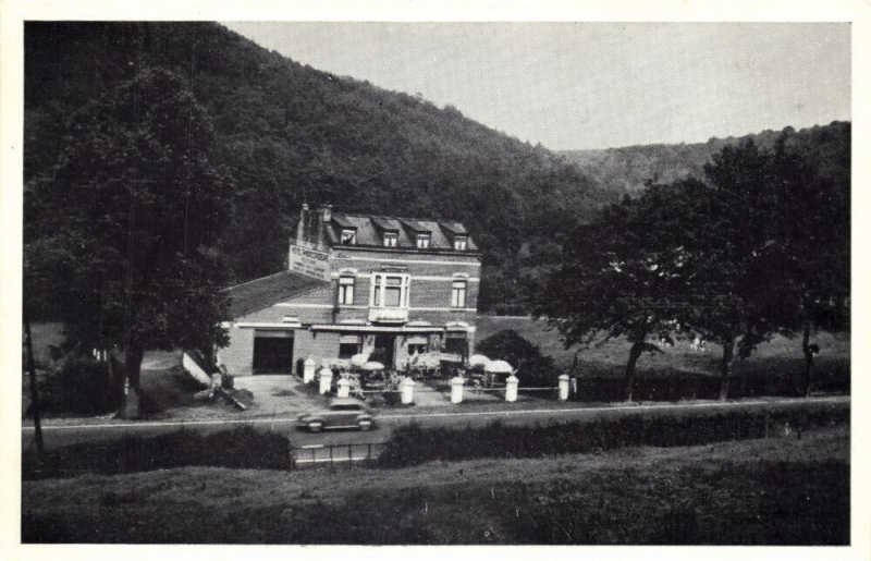 belgium, THEUX, Hotel Café Restaurant Des Ambassadeurs (1950s) Postcard