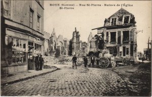 CPA ROYE - Rue St-PIERRE - Ruines de l'Église St-PIERRE (121397)