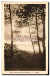 Postcard Old Saint Georges de Didonne Les Dunes