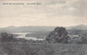 Maine Lake Kezar Hatchs Hill And Lower Bay Albertype