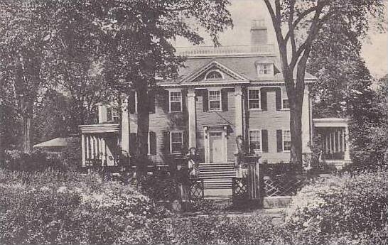 Massachusetts Cambridge The Longfellow House Built 1759 Home Of Henry Wadswor...