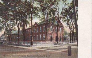 Maine Biddeford Old High School Washington Street