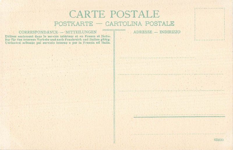 Lucerne Gütschbahn & Hotel Funicular Swiss Alps Postcard c.1910 Goetz