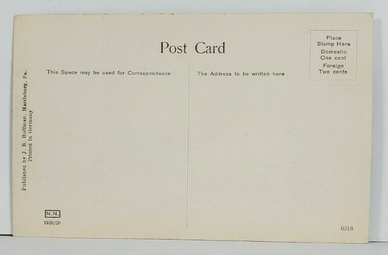 Harrisburg Pa Third and Broad Sts Postcard P17