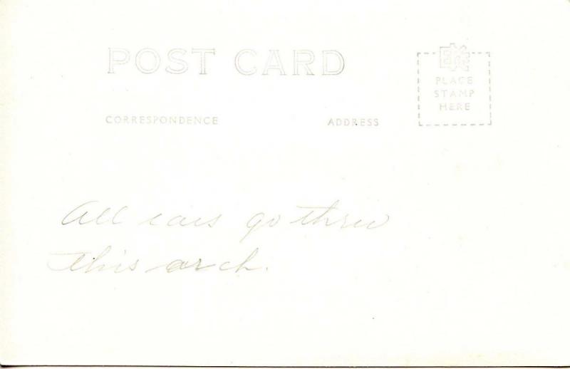 CA - Yosemite National Park. Arch Rock    *RPPC