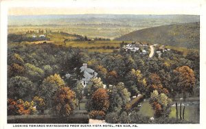 Waynesboro from Buena Vista Hotel Pen Mar, Pennsylvania PA