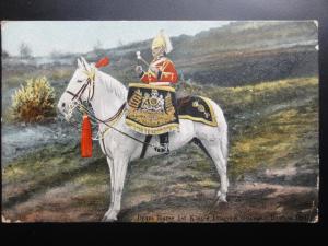 Drum Horse 1st King's Dragoon Guards c1905 (PM) LONDON SW DUPLEX (SW30)