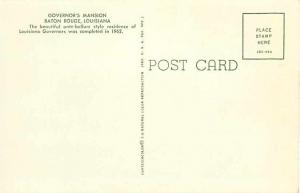 Governor's Mansion Baton Rouge Louisiana LA